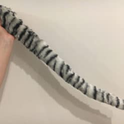 moving white tiger tail