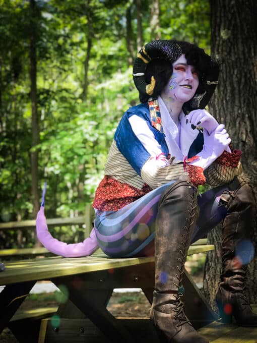 Mollymauk Cosplay tails by The Tail Company