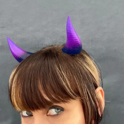 Handmade cosplay horns by the tail company