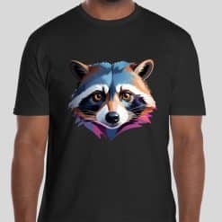 Raccoon Portrait T Shirt