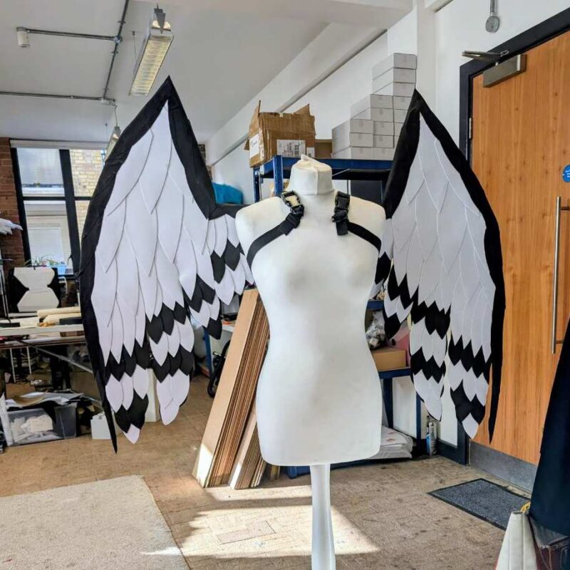 Custom made moving wings, made to your design. App controlled!